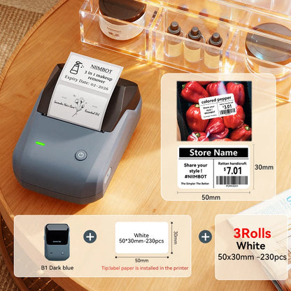 NIIMBOT B1 Portable Bluetooth Label Printer