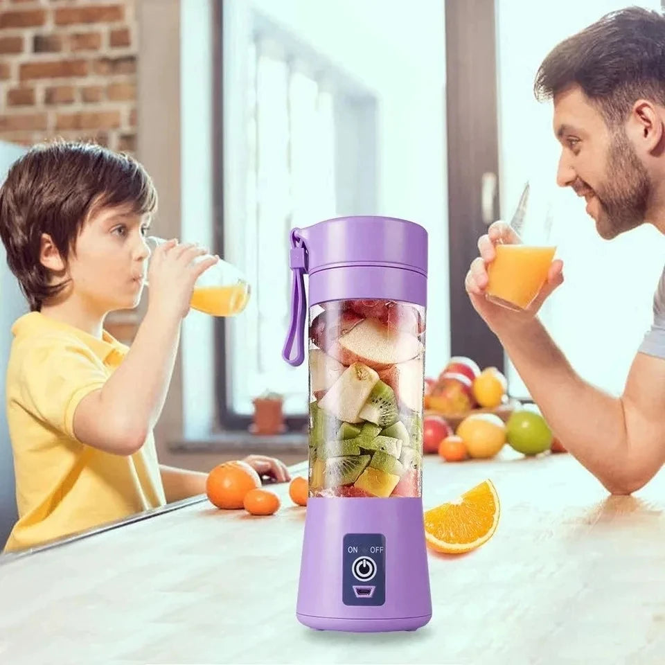 Portable Juicer Cup – Electric Fruit & Milkshake Blender