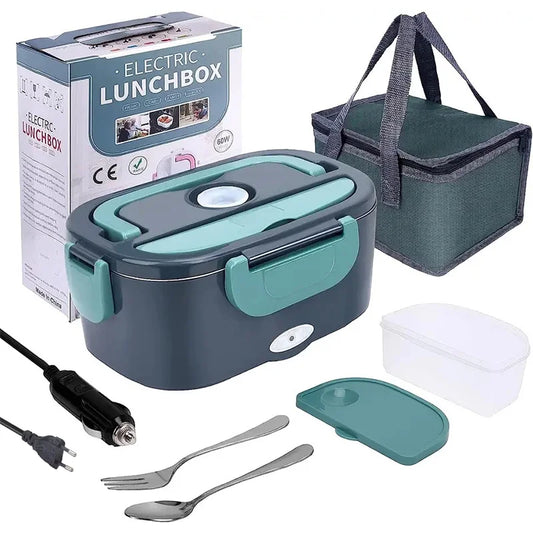 Electric Lunch Box 1.5L 60W – Portable Food Warmer for Car & Home