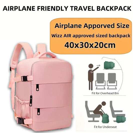 Multi-colour Casual Backpack – Lightweight, Adjustable & Perfect for Air Travel