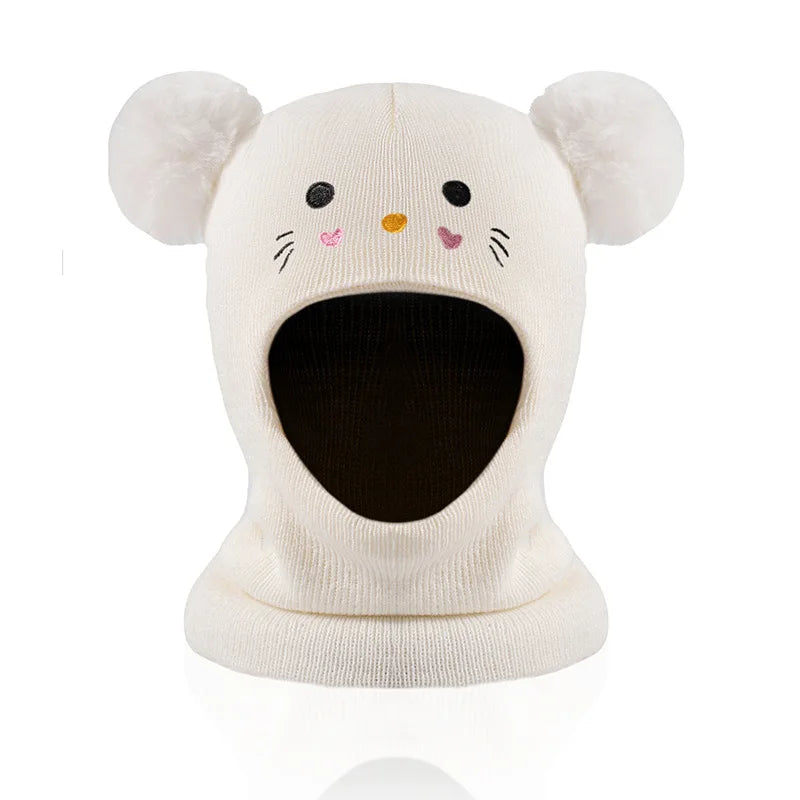❄️ CozyPaws™ – Kids’ Knitted Winter Hat with Ear Protection