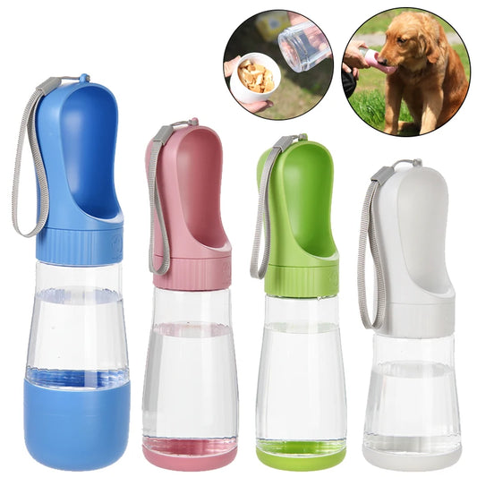 2-in-1 Dog Water Bottle™ 🐶 | Portable Travel Feeder