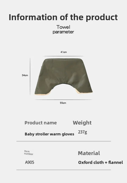 ❄️ StrollWarm™ – Guantes para cochecito de invierno