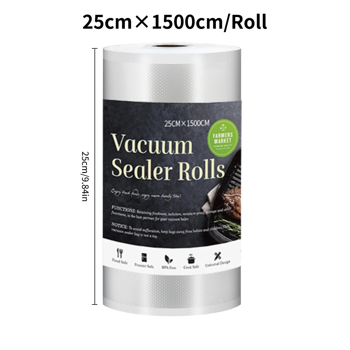 SaengQ Vacuum Sealer Bags Rolls – Food Storage & Sous Vide Vacuum Packaging