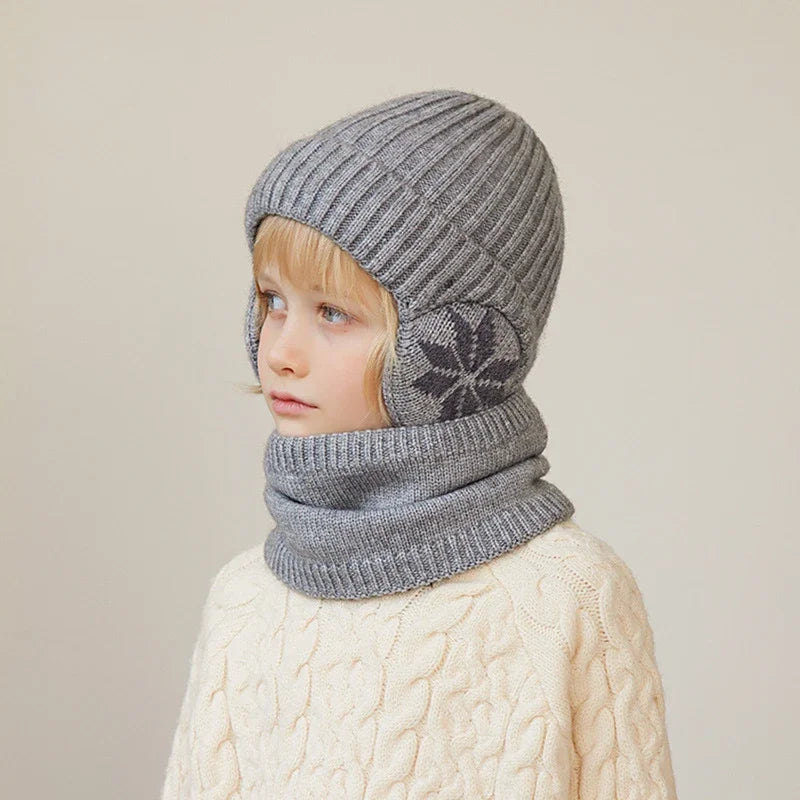 ❄️ WarmSnug™ – Kids’ Winter Hat & Scarf Set