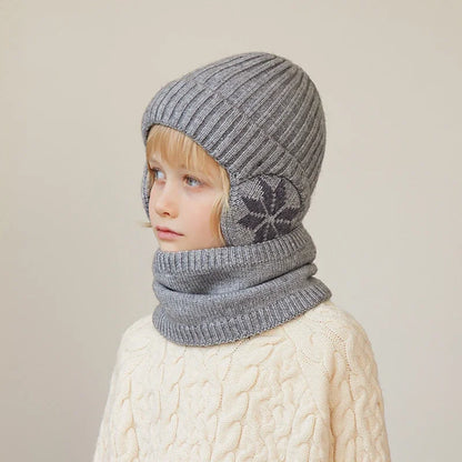 ❄️ WarmSnug™ – Kids’ Winter Hat & Scarf Set