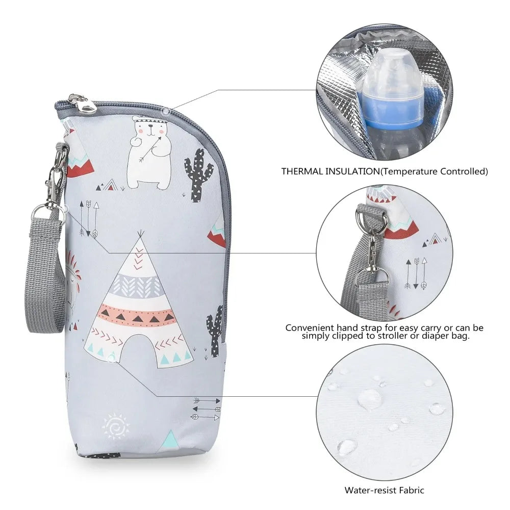 Portable Baby Bottle Warmer Bag – Insulated & Travel Friendly
