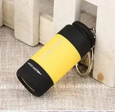 Led micro pocket flashlight portable USB rechargeable keychain flashlight waterproof home Outdoor Hiking Camping flashlight