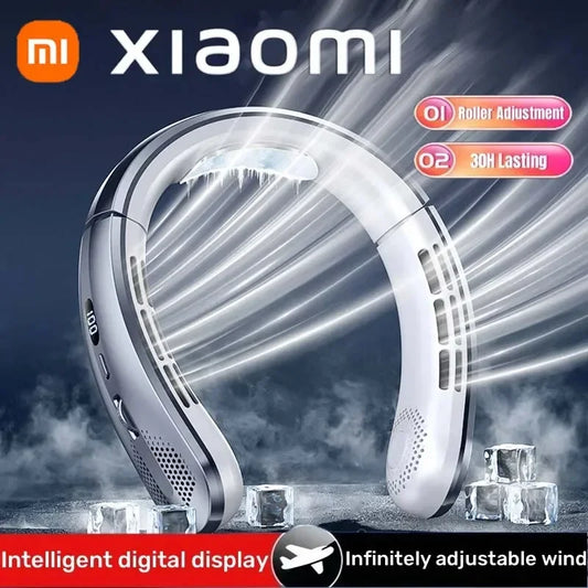 Xiaomi Rechargeable Neck Fan – Silent Cooling
