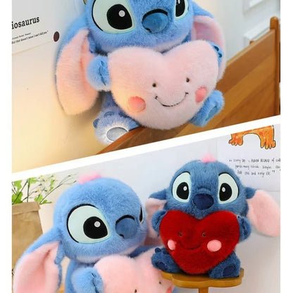 Disney Stitch Heart Plush Toy | Cute Valentine’s Gift Nano Doll