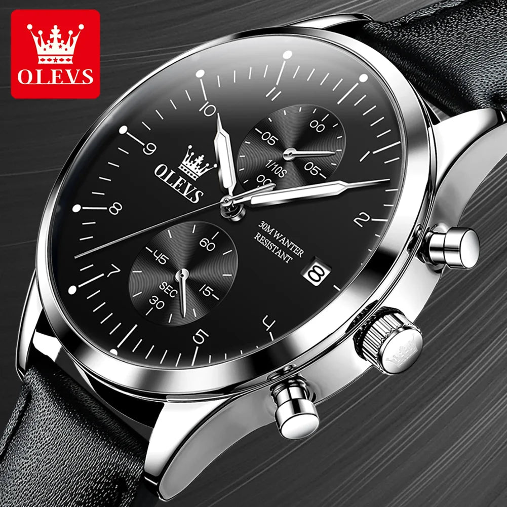 OLEVS P2880 Elegant Men’s Quartz Watch – Luxury Casual & Business