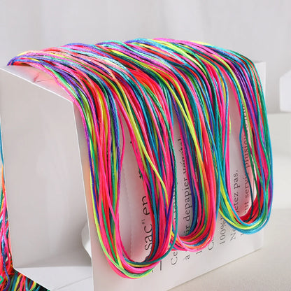 Girls Hair Braiding Accessories – 20PCS Colourful Cotton Strands for African Braids & Styling