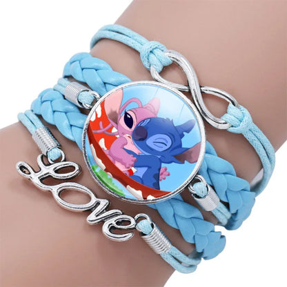 Lilo & Stitch Kawaii Bracelet – Cute Anime Wristband for Kids