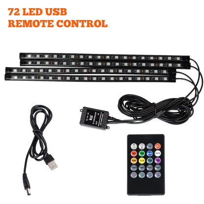 Auto LED Ambient Lighting – Music & App Control
