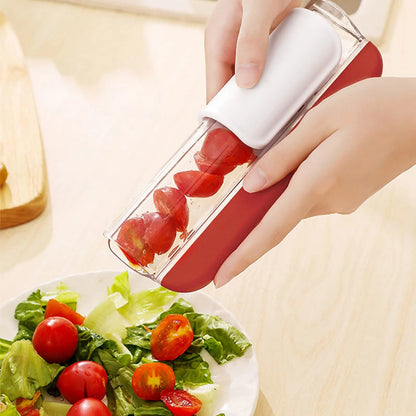Cortador de ensalada fácil para tomates y uvas