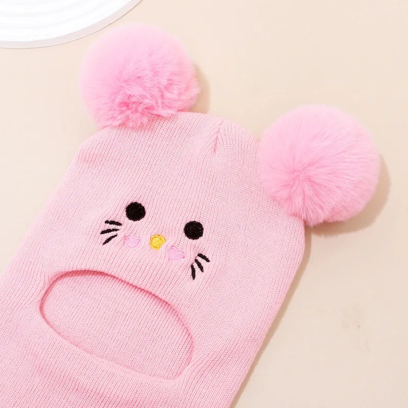 ❄️ CozyPaws™ – Kids’ Knitted Winter Hat with Ear Protection