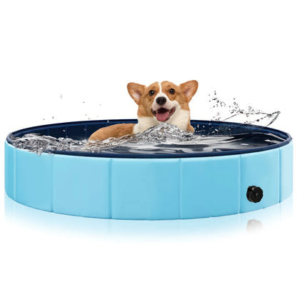 Portable Dog Pool™ 🐶 | Foldable Pet Bath Tub