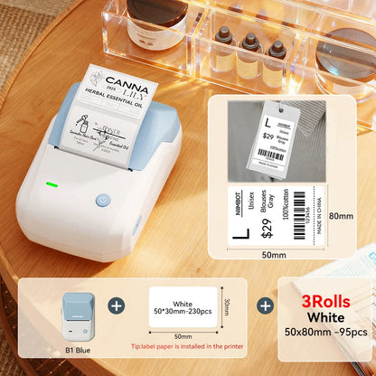 NIIMBOT B1 Portable Bluetooth Label Printer