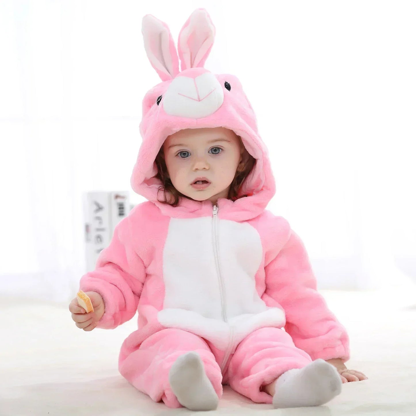 Cute Animal Baby Romper Lion – Cosy Winter Jumpsuit Pyjamas for Newborns