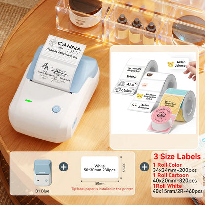 NIIMBOT B1 Portable Bluetooth Label Printer