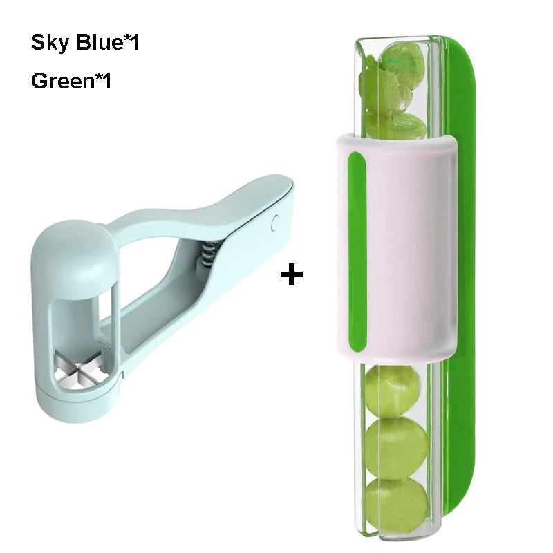 Cortador de ensalada fácil para tomates y uvas