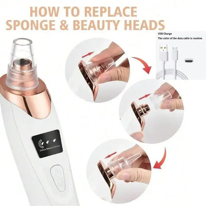 Blackhead Remover Vacuum – Deep Pore Facial Cleanser