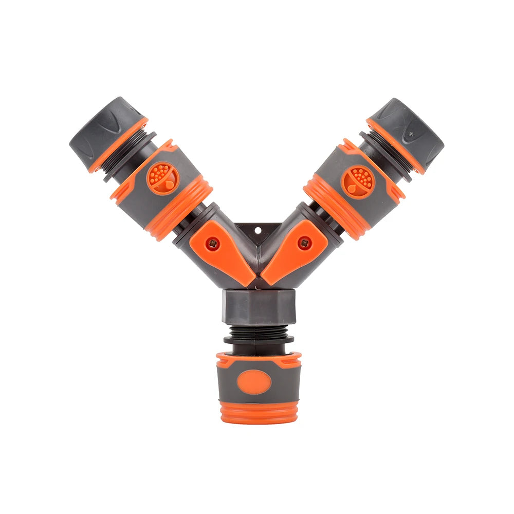 Way Garden Tap Splitter with Adjustable Switch