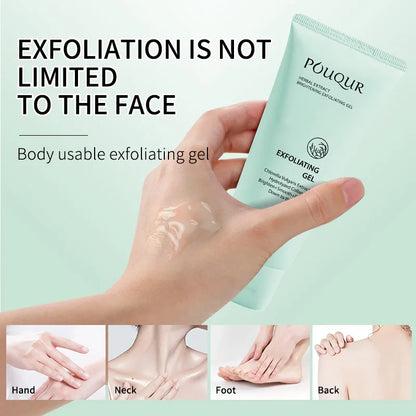 Herbal Exfoliating Gel Cream – Deep Cleansing & Moisturizing Face & Body Scrub
