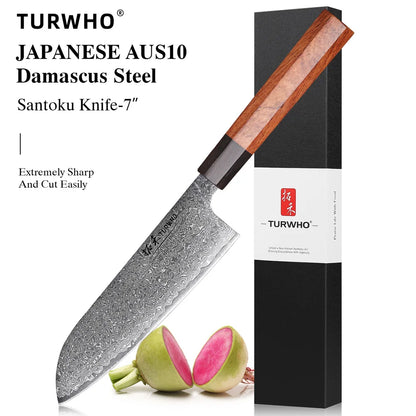 Hand-Forged Damascus Steel Chef Knife – Professional Japanese Kitchen Blade