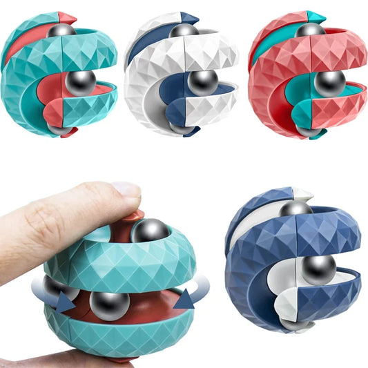 Orbit Ball Cube Fidget Toy – Anti-Stress Sensory Spinner for Kids & Teens