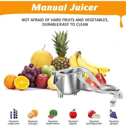 Manual Citrus Juicer – Heavy Duty Fruit Juice Squeezer, Detachable & Easy to Clean